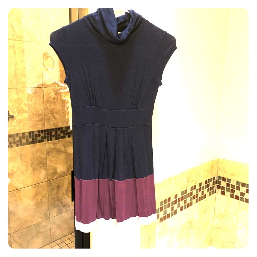 Cute navy blue, purple, violet dress
